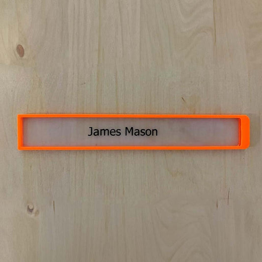 Customised Door Name Slider (25mm)