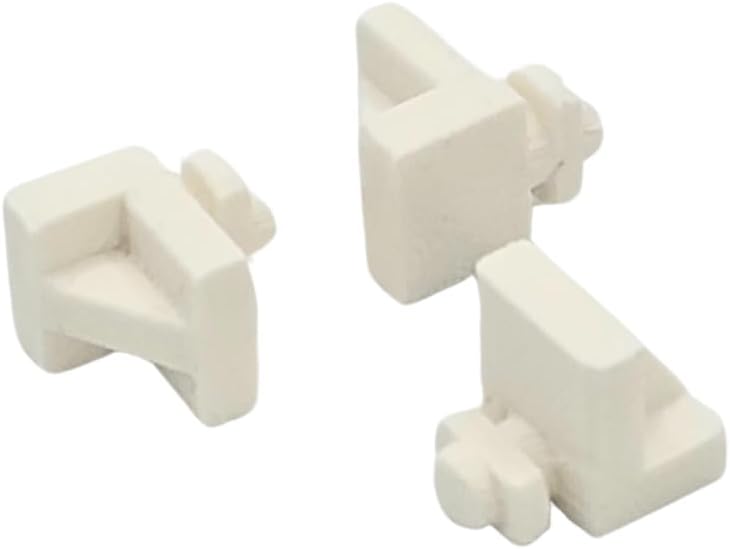 SieMatic Kitchen Shelf Supports, White Plastic, 32 Pack