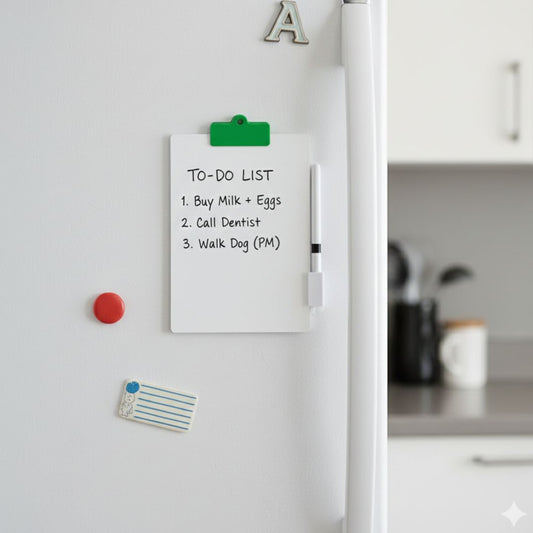 Dry Erase Fridge Whiteboard with Marker, A6 Size
