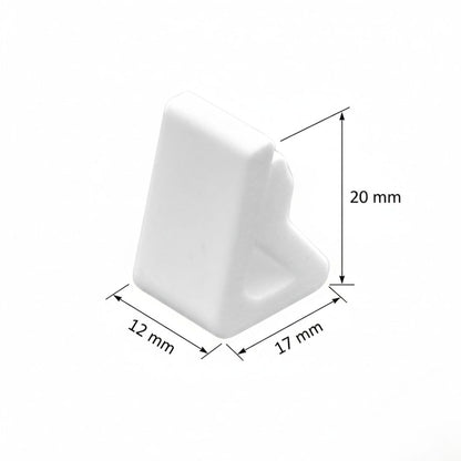 White Mini Sign Holder, Place Card Stand, Table Name Placeholder Display (8-pack)