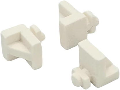 SieMatic Kitchen Shelf Supports, White Plastic, 32 Pack