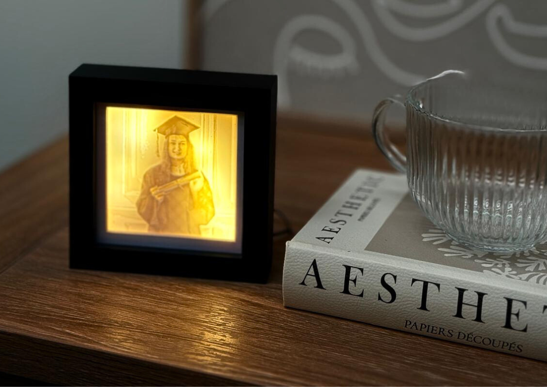 Backlit Memento Tile in Frame