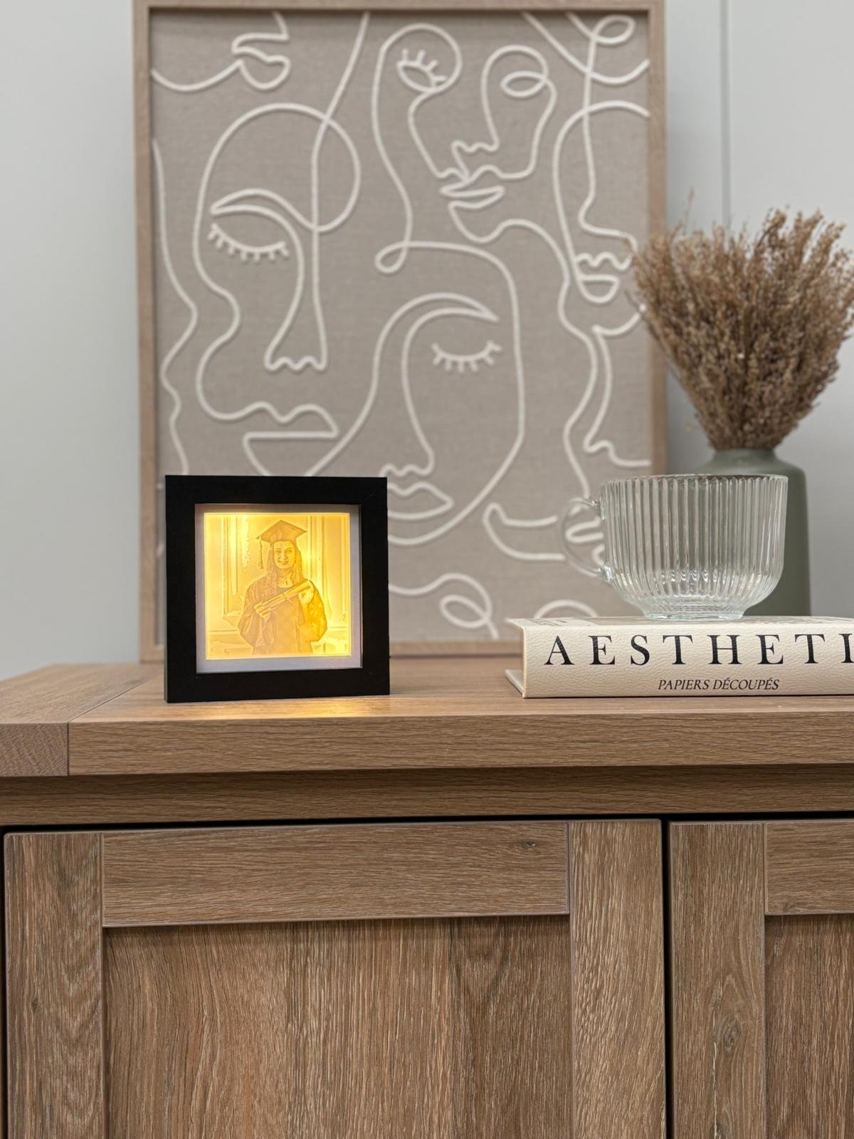 Backlit Memento Tile in Frame