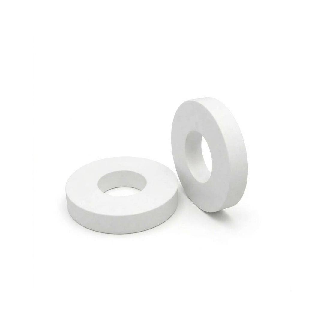 1/2" Washer Seals, White, Flat Ring Gaskets for Plumbing Repair