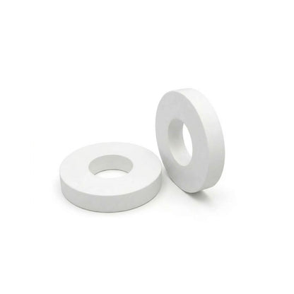 1/2" Washer Seals, White, Flat Ring Gaskets for Plumbing Repair