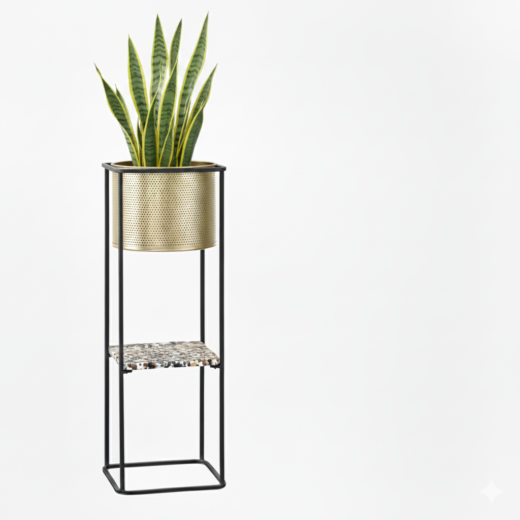 Multicolour, recycled plastic tiles (5-pack)