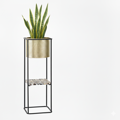 Multicolour, recycled plastic tiles (5-pack)