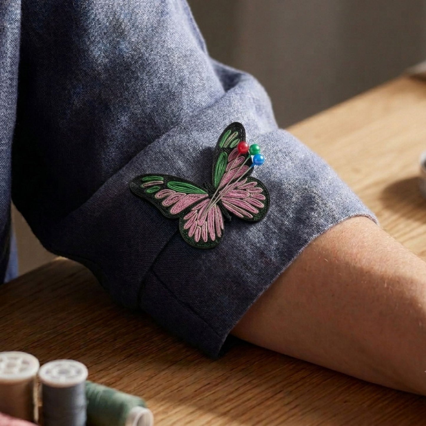 Butterfly Needle Holder