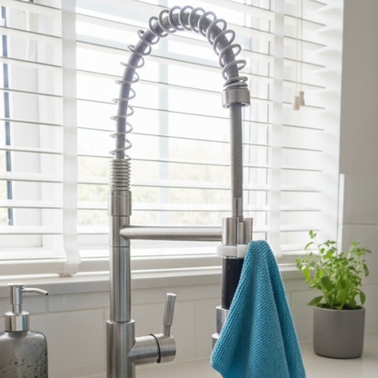Sink Sprayer Latch & Sponge Hook