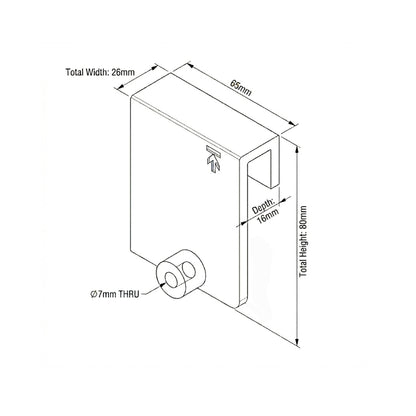 Cupboard Door Knob Drill Guide